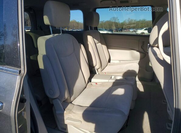 JN8AE2KP1G9152374 2016 NISSAN QUEST Gray უკანა სალონის ხედი