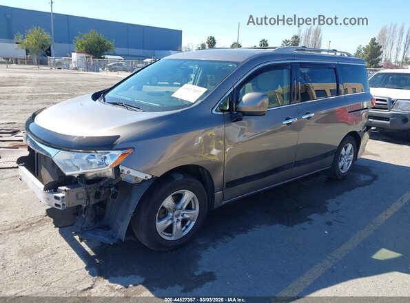 JN8AE2KP2H9165507 2017 NISSAN QUEST Gray Przód lewy