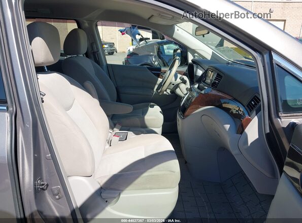 JN8AE2KP2H9165507 2017 NISSAN QUEST Gray Widok wnętrza z przodu