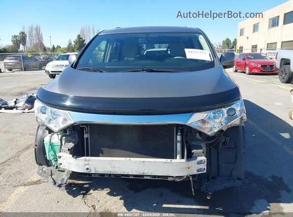 JN8AE2KP2H9165507 2017 NISSAN QUEST Gray Widok wnętrza z tyłu