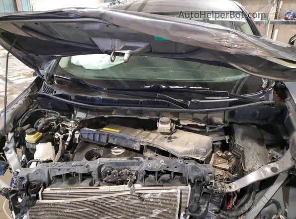 JN8AE2KP4H9166478 2017 NISSAN QUEST Black Vista del compartimento del motor