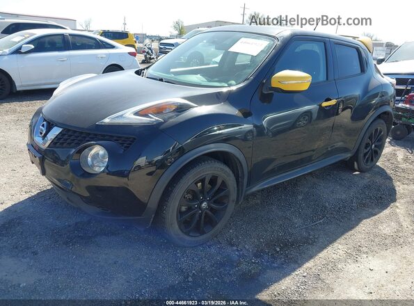JN8AF5MR8GT606300 2016 NISSAN JUKE Black Առջևի ձախ երեք քառորդ տեսարան