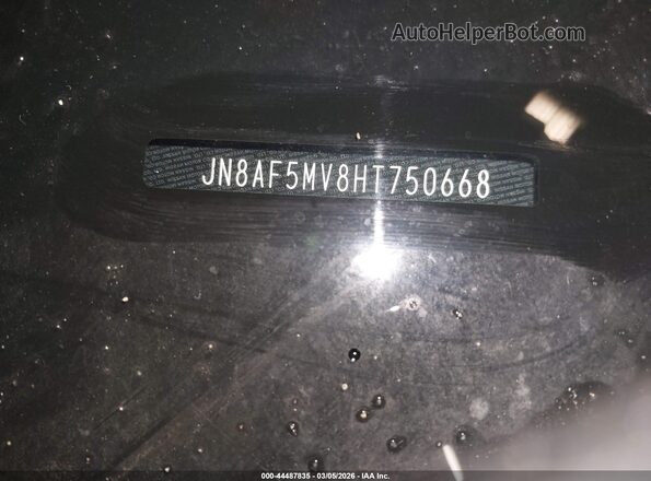 JN8AF5MV8HT750668 2017 NISSAN JUKE Black 