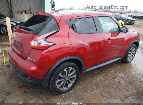 JN8AF5MV8HT751464 2017 NISSAN JUKE Red Tył prawy
