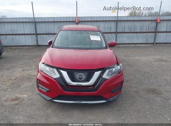 JN8AT2MT1HW402408 2017 NISSAN ROGUE Red წინა პანელის ხედი