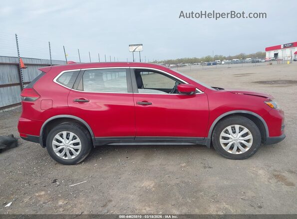 JN8AT2MT1HW402408 2017 NISSAN ROGUE Red ხელსაწყოთა პანელის ხედი