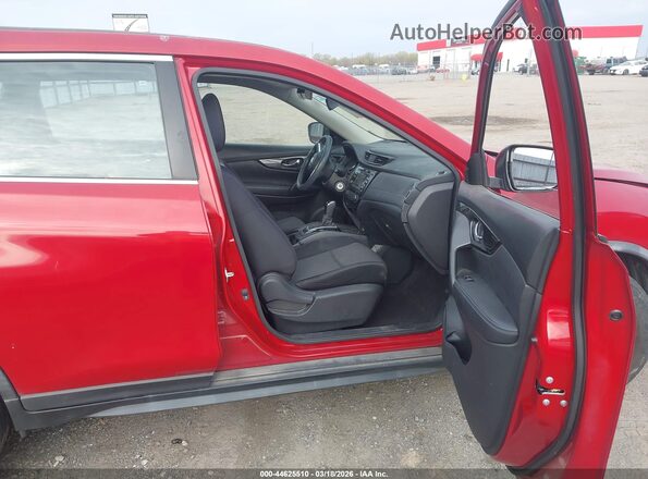 JN8AT2MT1HW402408 2017 NISSAN ROGUE Red წინა სალონის ხედი