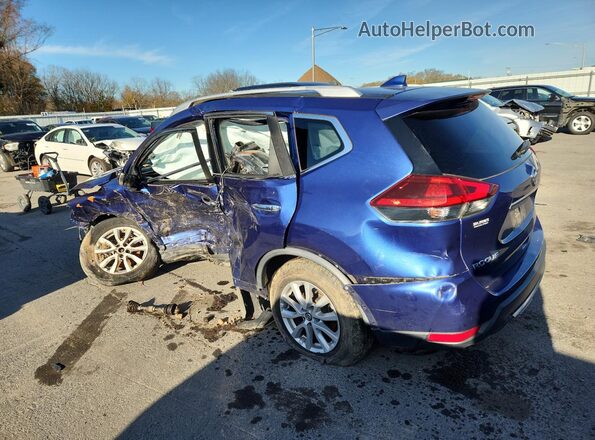 JN8AT2MT4JW453729 2018 NISSAN ROGUE Blue უკანა მარცხენა