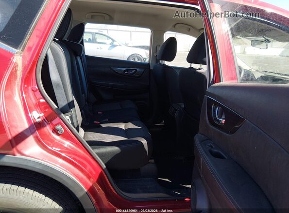 JN8AT2MTXHW392008 2017 NISSAN ROGUE Red Widok naklejki z numerem VIN