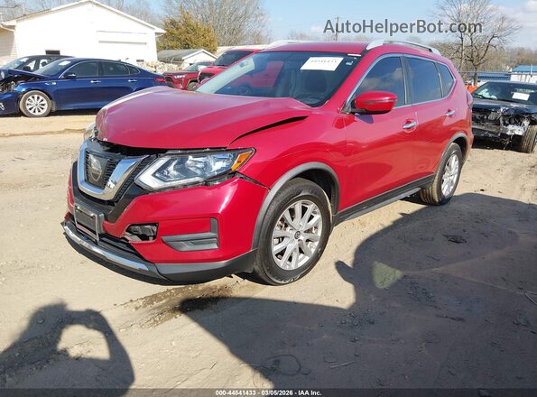 JN8AT2MTXHW407381 2017 NISSAN ROGUE Красный Передняя левая четверть