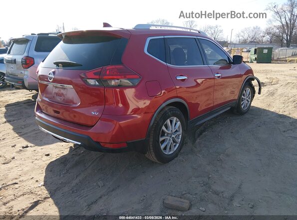 JN8AT2MTXHW407381 2017 NISSAN ROGUE Красный Задняя правая четверть