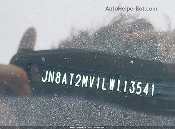 JN8AT2MV1LW113541 2020 NISSAN ROGUE Black Вид підкапотного простору