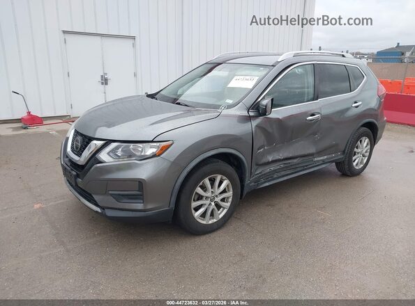 JN8AT2MV7JW348684 2018 NISSAN ROGUE Gray Передня ліва чверть