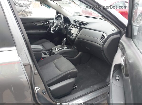 JN8AT2MV7JW348684 2018 NISSAN ROGUE Gray Вид салону спереду