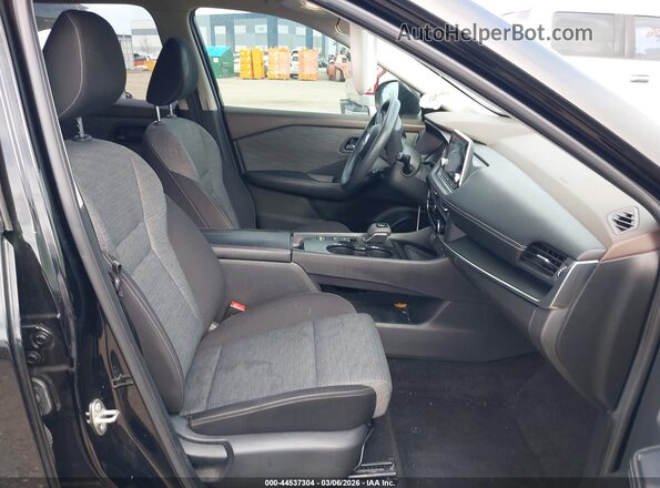 JN8AT3AA2MW005390 2021 NISSAN ROGUE Black Widok wnętrza z przodu