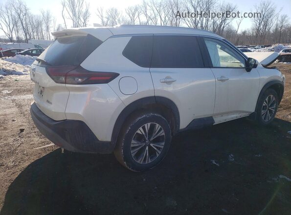 JN8AT3BB3MW222289 2021 NISSAN ROGUE White Задня права чверть