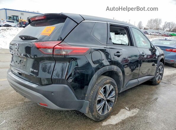 JN8AT3BB7MW201817 2021 NISSAN ROGUE Black Հետևի աջ