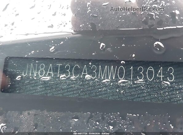 JN8AT3CA3MW013043 2021 NISSAN ROGUE Gray 