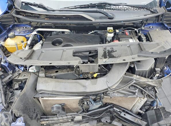 JN8AT3CA8MW011014 2021 NISSAN ROGUE Синий Вид задней части салона