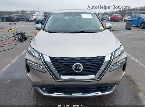 JN8AT3DD8MW317137 2021 NISSAN ROGUE Beige Սալոնի հետևի տեսք