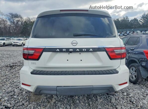 JN8AY2AC9M9145142 2021 NISSAN ARMADA White Vista trasera
