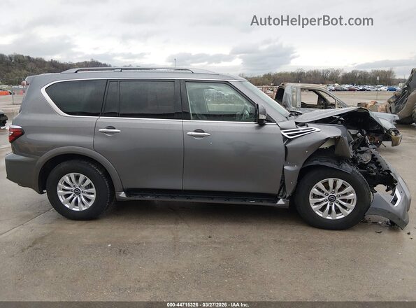 JN8AY2AD2P9691150 2023 NISSAN ARMADA Gray Rear interior view