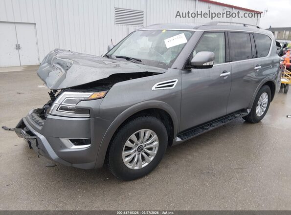 JN8AY2AD2P9691150 2023 NISSAN ARMADA Gray Front left