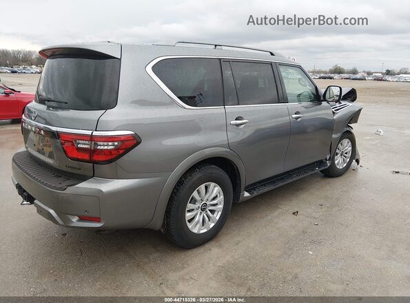 JN8AY2AD2P9691150 2023 NISSAN ARMADA Gray Rear right