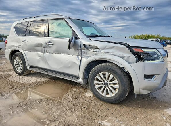 JN8AY2AD8M9661016 2021 NISSAN ARMADA Silver Առջևի աջ
