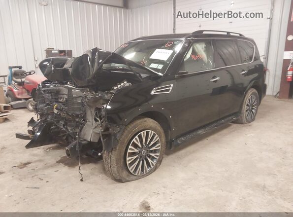JN8AY2BA1P9402554 2023 NISSAN ARMADA Черный Передняя левая четверть