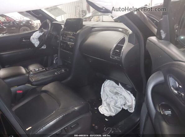 JN8AY2BA1P9402554 2023 NISSAN ARMADA Черный Вид салона спереди