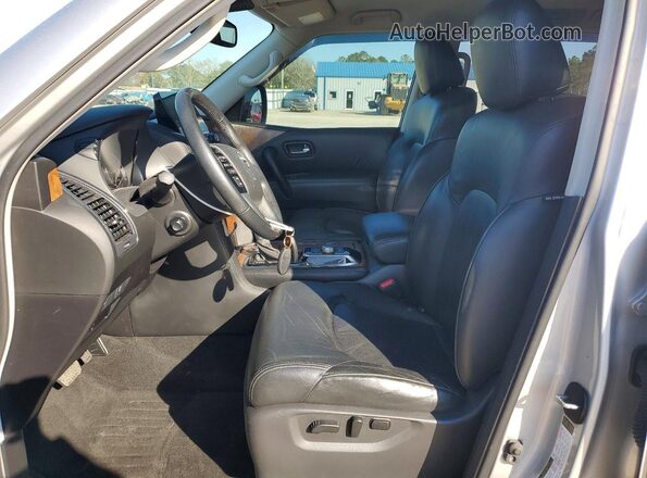 JN8AY2BA3M9374204 2021 NISSAN ARMADA Silver Widok wnętrza z przodu
