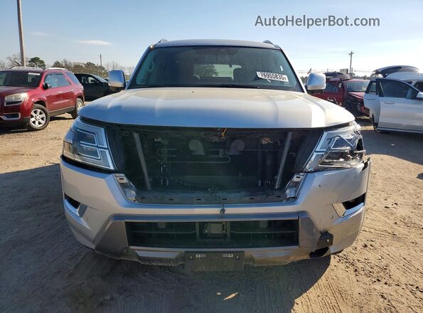 JN8AY2BA3M9374204 2021 NISSAN ARMADA Silver Widok z przodu