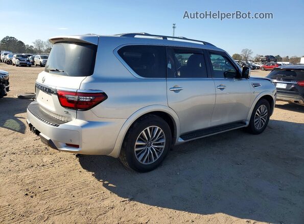 JN8AY2BA3M9374204 2021 NISSAN ARMADA Silver Tył prawy