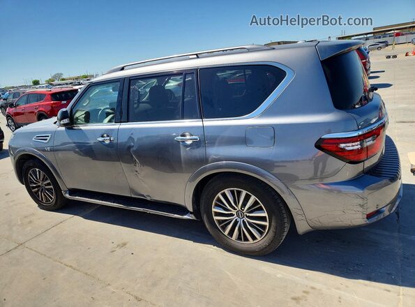 JN8AY2BA4M9371148 2021 NISSAN ARMADA Gray Trasero izquierdo