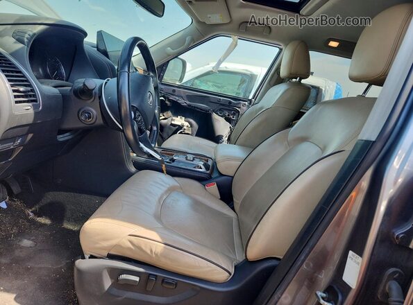 JN8AY2BA4M9371148 2021 NISSAN ARMADA Gray Vista interior delantera