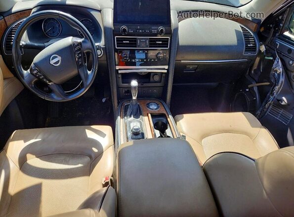 JN8AY2BA4M9371148 2021 NISSAN ARMADA Gray Vista del salpicadero