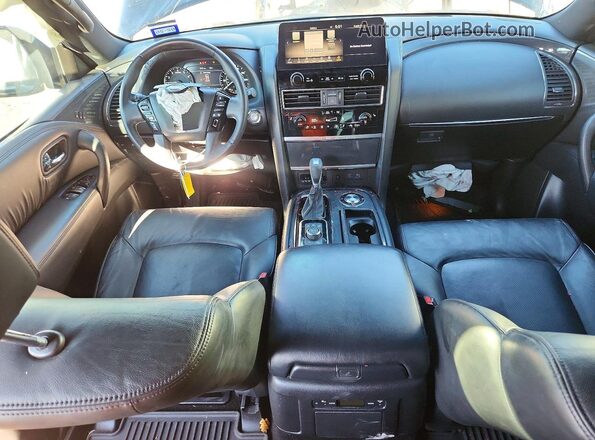 JN8AY2BA5P9400273 2023 NISSAN ARMADA Black Widok deski rozdzielczej