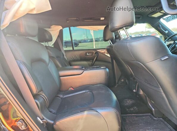 JN8AY2BA5P9400273 2023 NISSAN ARMADA Black Widok wnętrza z tyłu