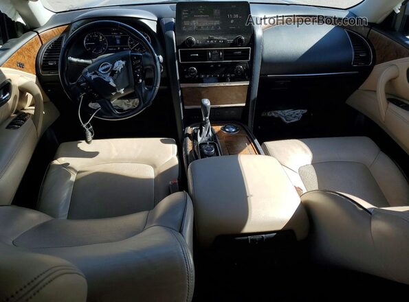 JN8AY2BA7M9370768 2021 NISSAN ARMADA Черный Вид панели приборов