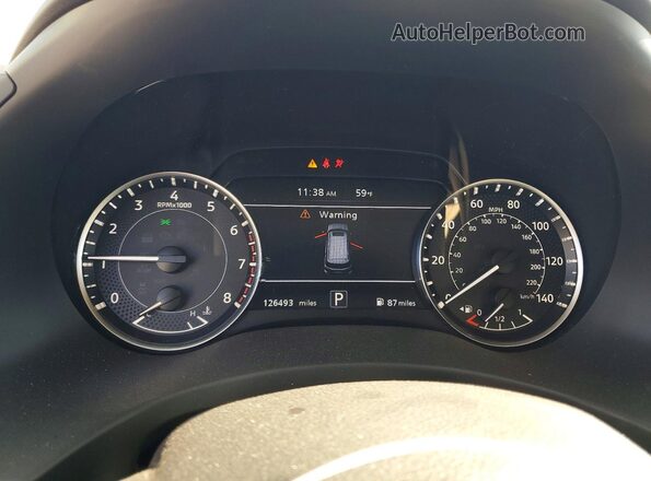 JN8AY2BA7M9370768 2021 NISSAN ARMADA Черный Вид щитка приборов