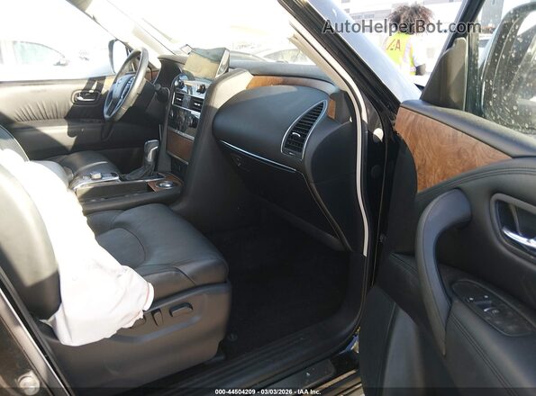 JN8AY2BA7N9391508 2022 NISSAN ARMADA Black Вид салону спереду