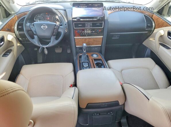JN8AY2BC4P9183526 2023 NISSAN ARMADA White წინა პანელის ხედი