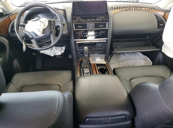 JN8AY2BD7P9692535 2023 NISSAN ARMADA White წინა პანელის ხედი