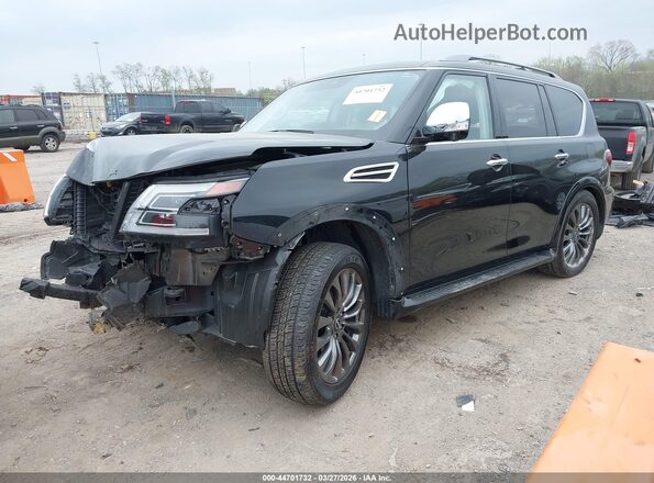 JN8AY2CC7P9183485 2023 NISSAN ARMADA Black Vista tres cuartos delantera izquierda