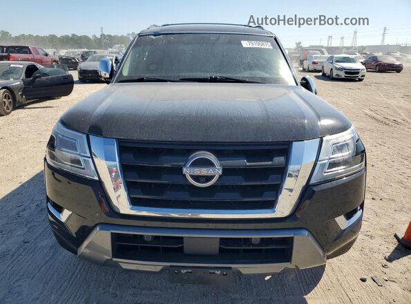 JN8AY2DA1P9404656 2023 NISSAN ARMADA Black Вид спереду