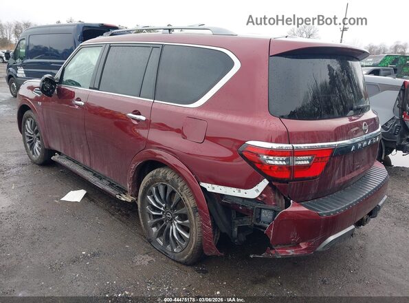 JN8AY2DB5N9813166 2022 NISSAN ARMADA Красный Задняя левая четверть