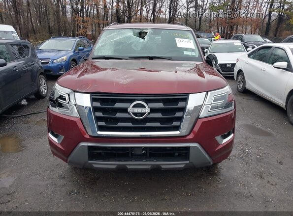 JN8AY2DB5N9813166 2022 NISSAN ARMADA Красный Вид щитка приборов