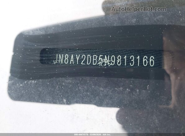 JN8AY2DB5N9813166 2022 NISSAN ARMADA Красный 