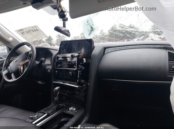 JN8AY2DB5N9813166 2022 NISSAN ARMADA Красный Вид салона спереди